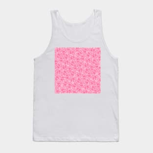 Bikes Pink Pattern Tank Top